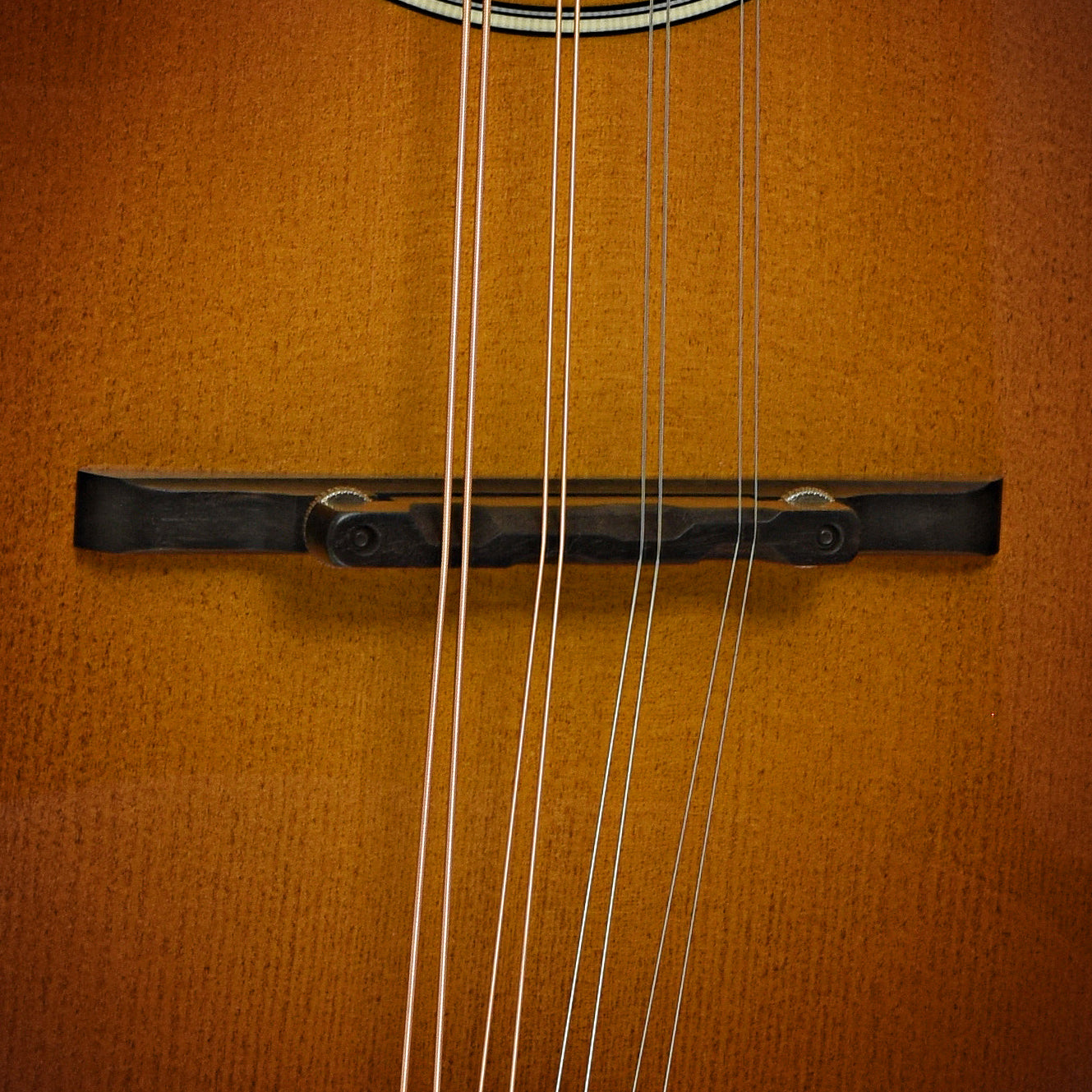 Bridge of Collings MT2 O A-Style Oval Hole Mandolin 