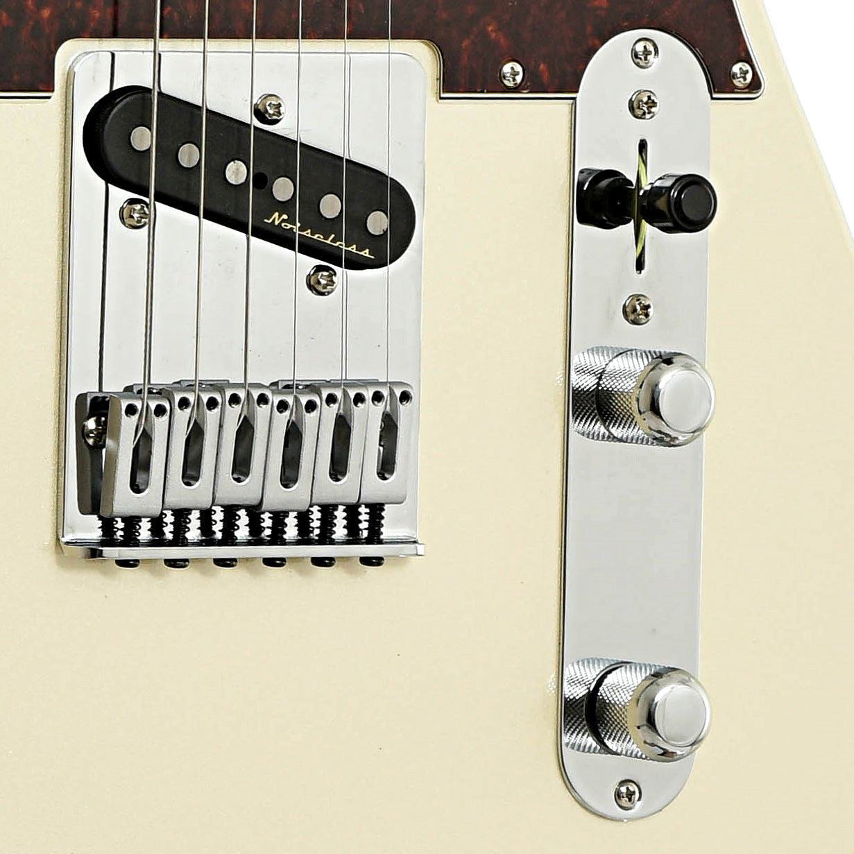 Bridge of Fender Player II Modified Telecaster SH, Olympic Pearl