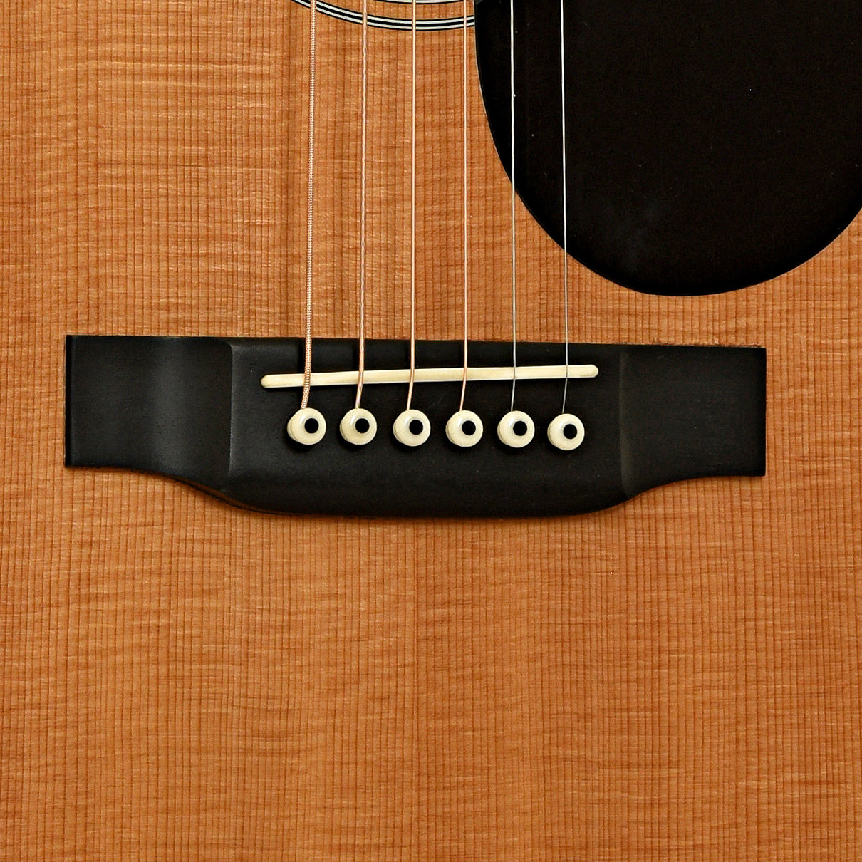 Bridge of Martin Custom OM-28 Acoustic Guitar