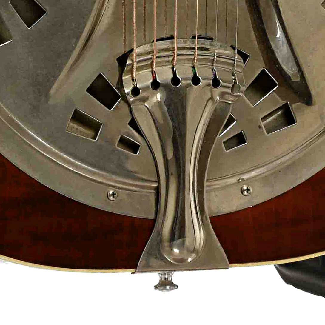 Tailpiece of Dobro DW-60 Squareneck Resonator Guitar