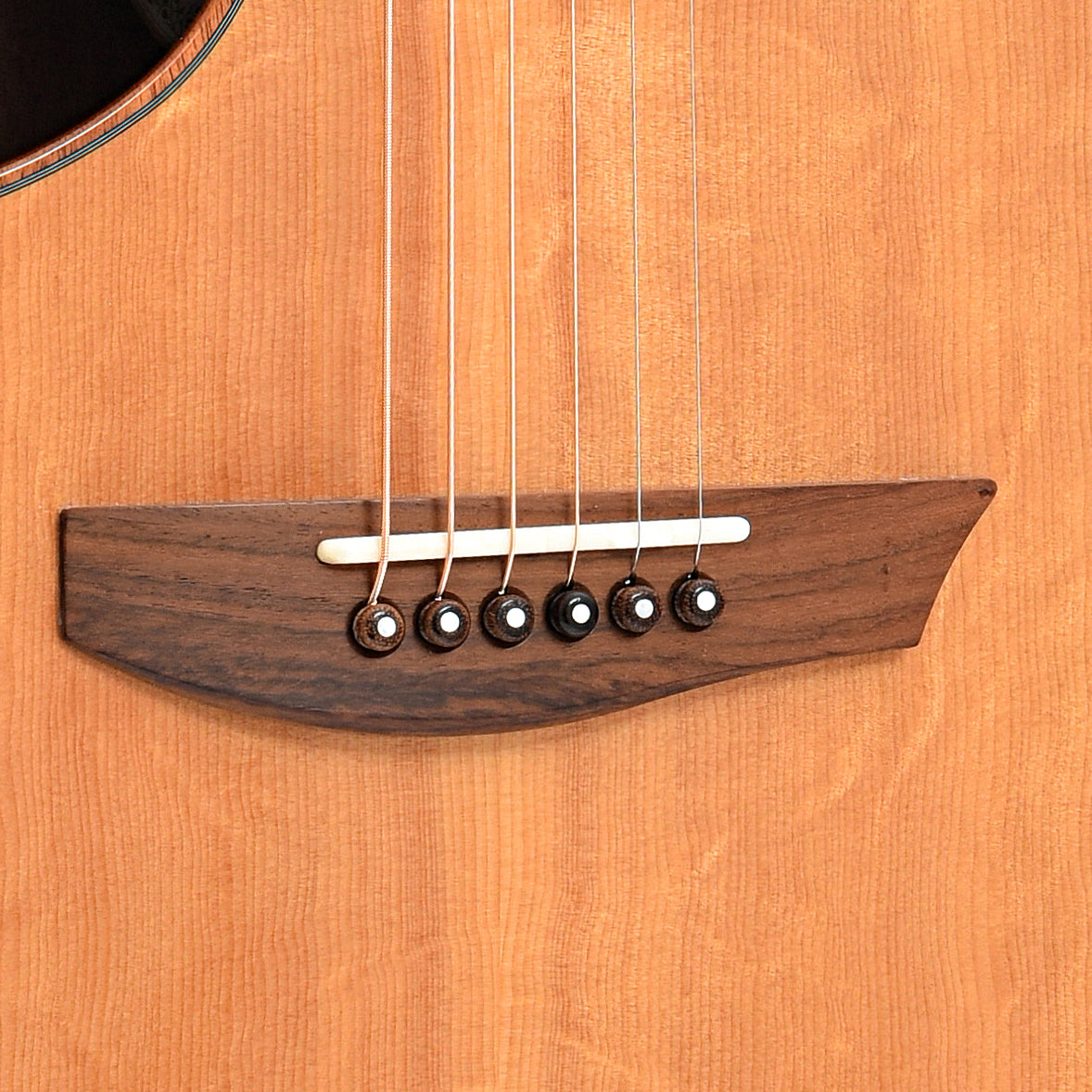 Bridge of McPherson MG-4.5XP Acoustic Guitar
