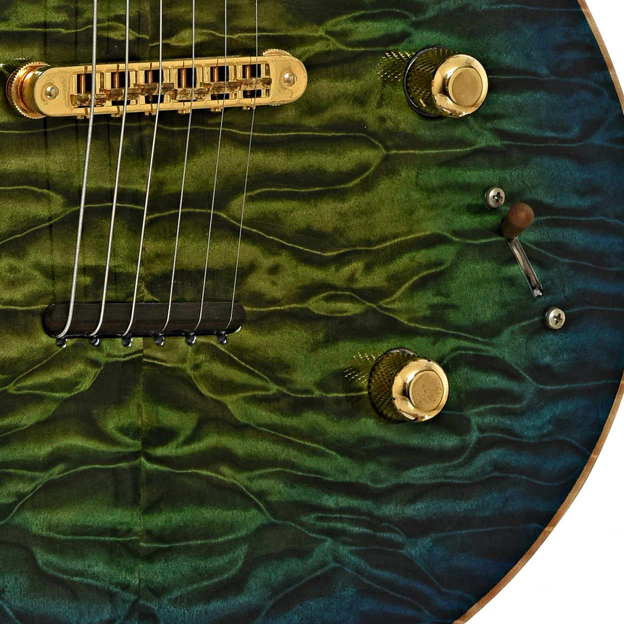 Bridge of Jet Earlewood Electric Guitar 