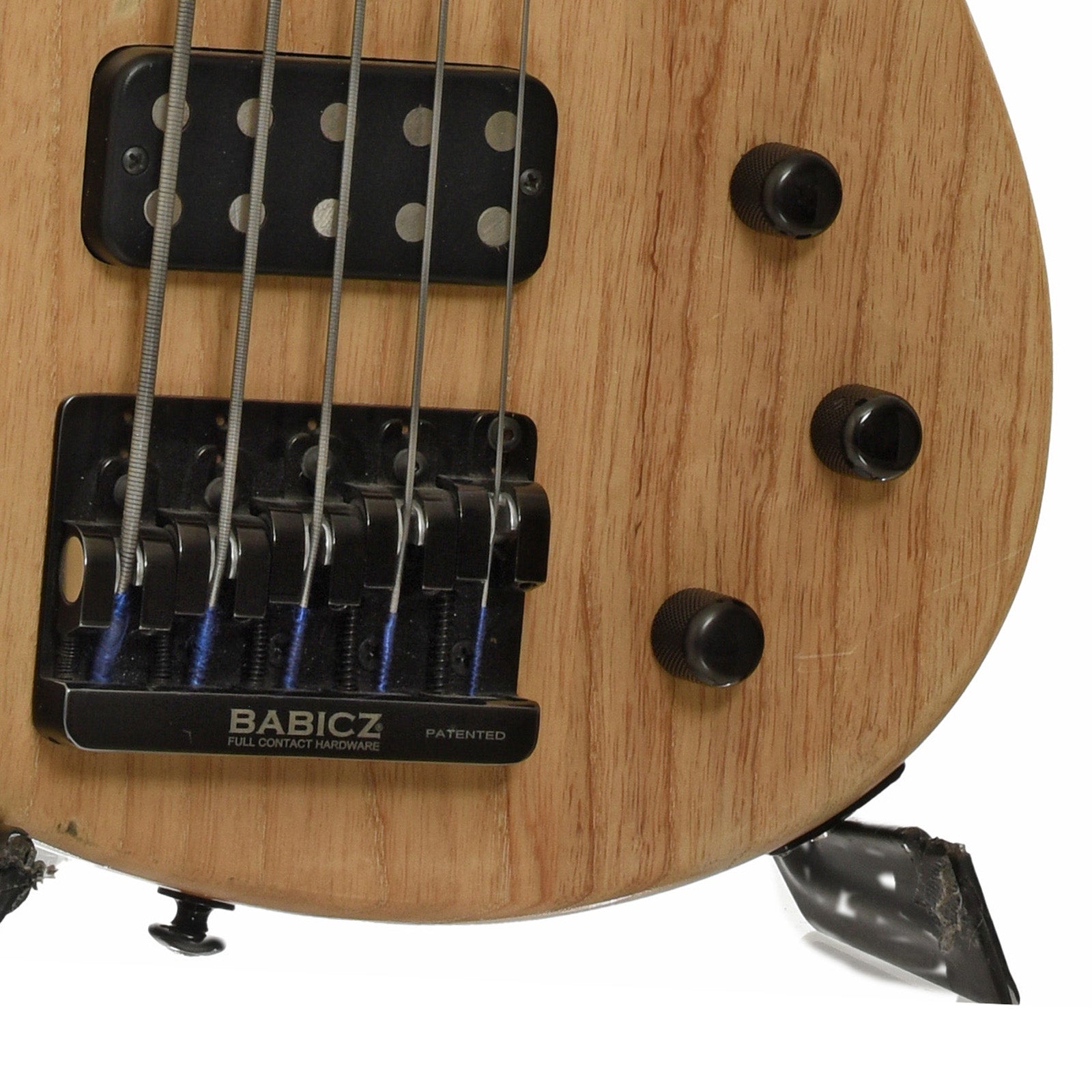 Bridge and contols of Gibson EB-5 Electric Bass 