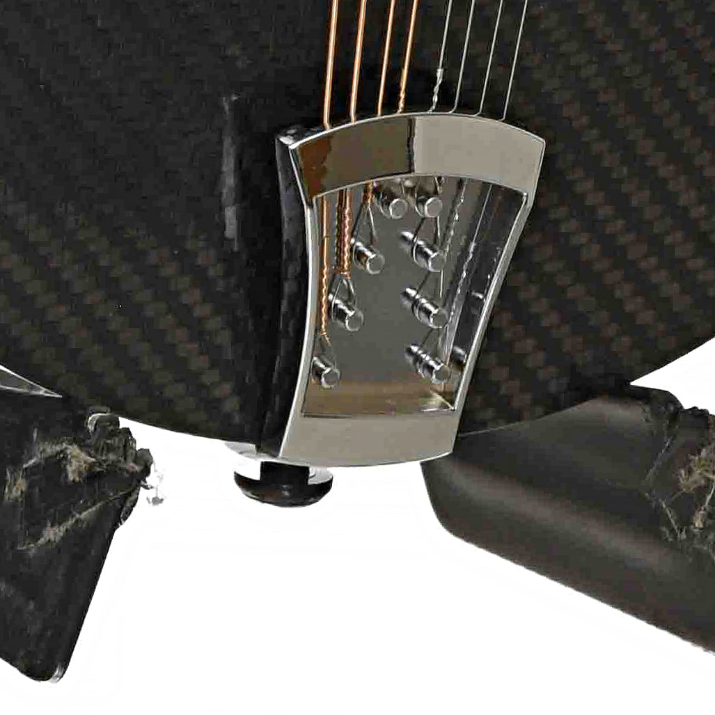 Tailpiece of KLOS Carbon Fiber F-Style Mandolin with Active EQ