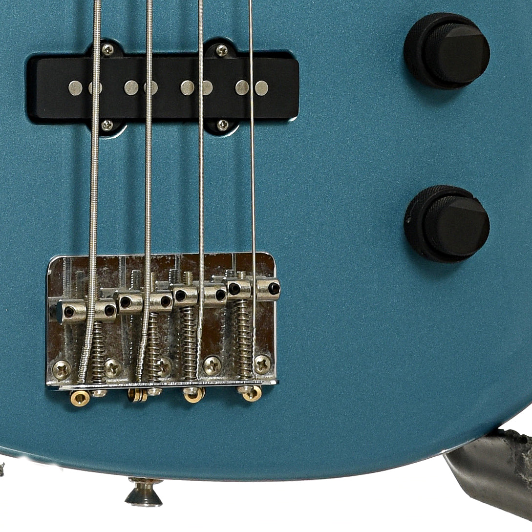 Bridge and controls of Fender Prodigy Electric Bass