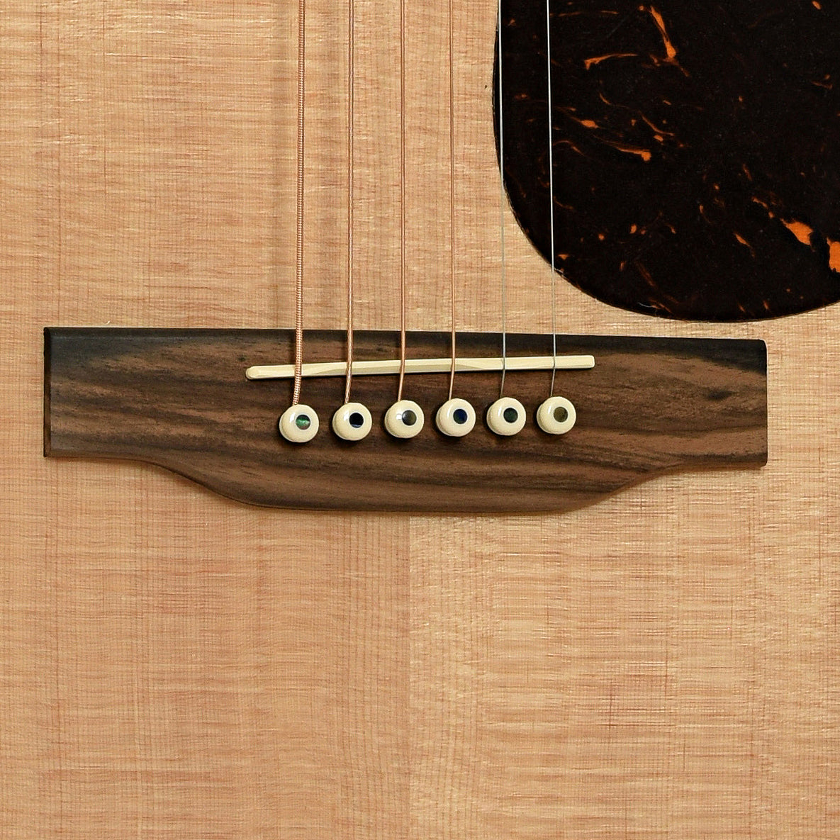 Bridge of Martin DC-13E Modern Road Series Acoustic Guitar