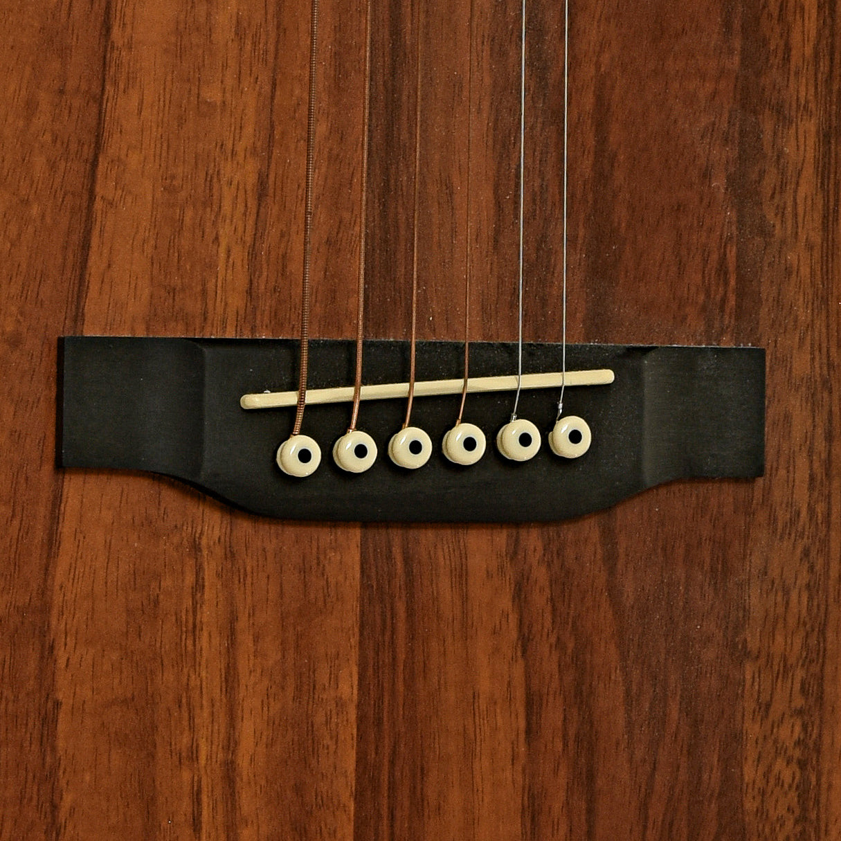 Bridge of Martin LXK2 Koa Little Martin Acoustic Guitar 