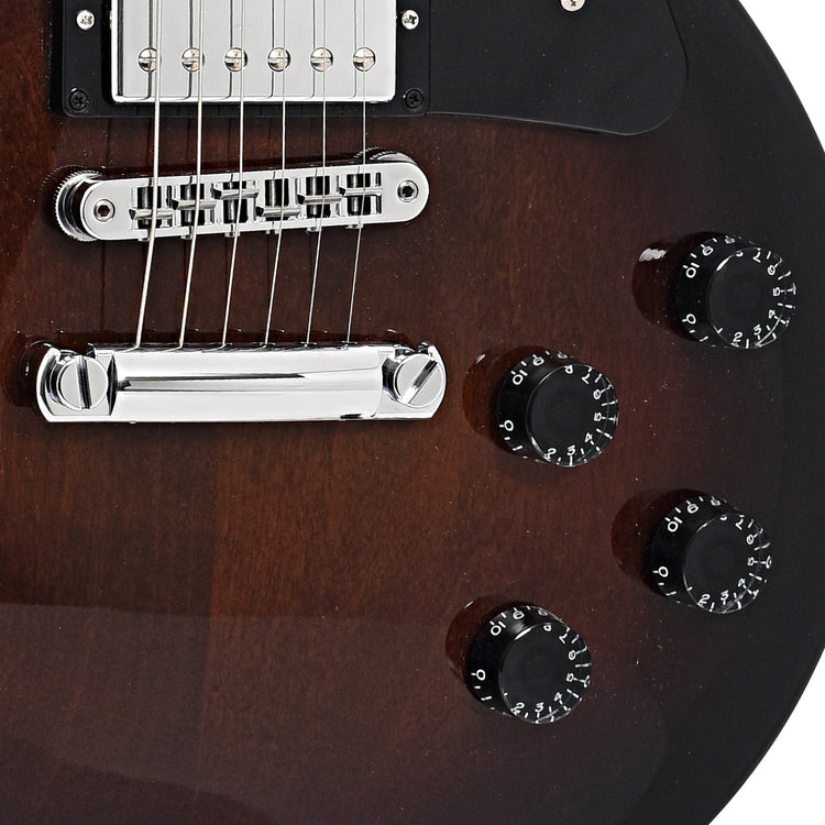 Bridge and controls of Gibson Les Paul Studio Electric 