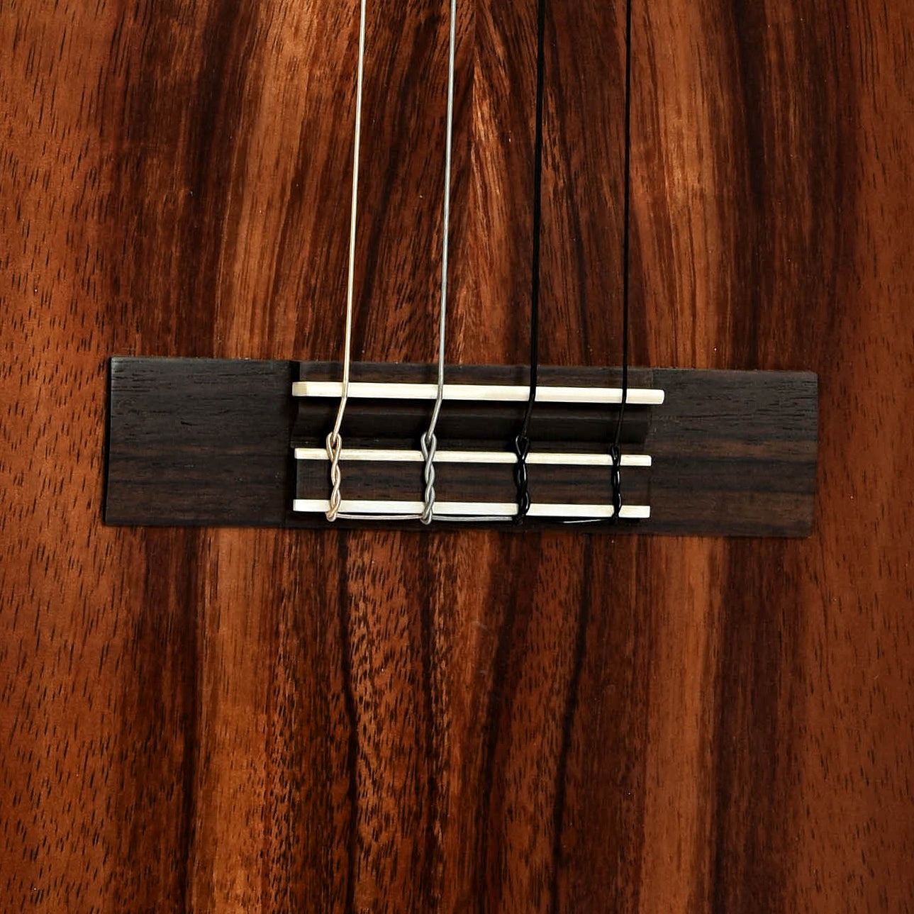 Bridge of Kamaka HF-4 Baritone Ukulele 