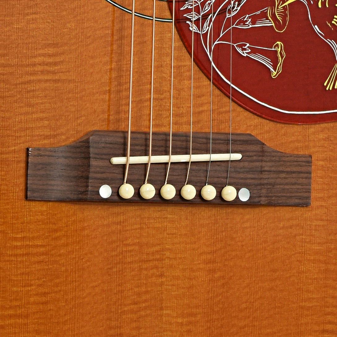 Bridge of Gibson Hummingbird 60's Authentic Acoustic Guitar