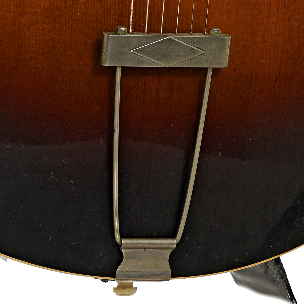Tailpiece of Gibson L-50 Archtop Acoustic Guitar
