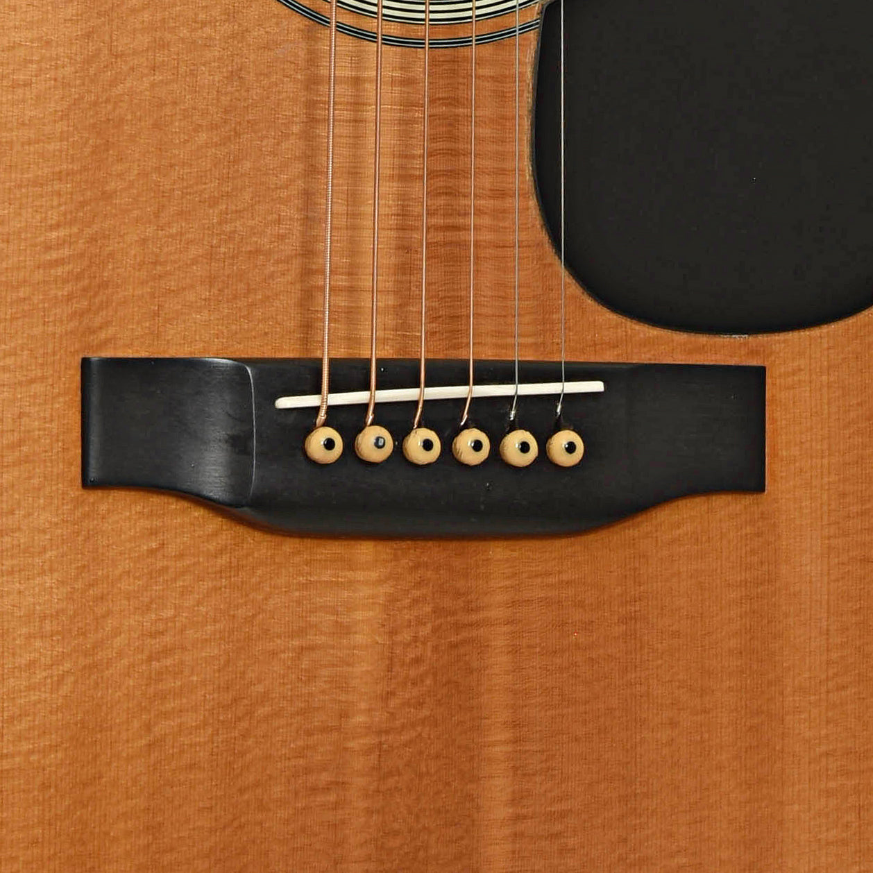Bridge of Martin D-35 Acoustic Guitar