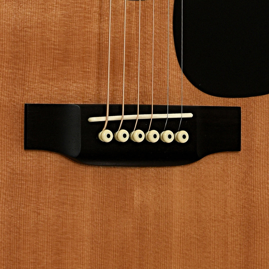 Bridge of Martin D-28 Acoustic Guitar