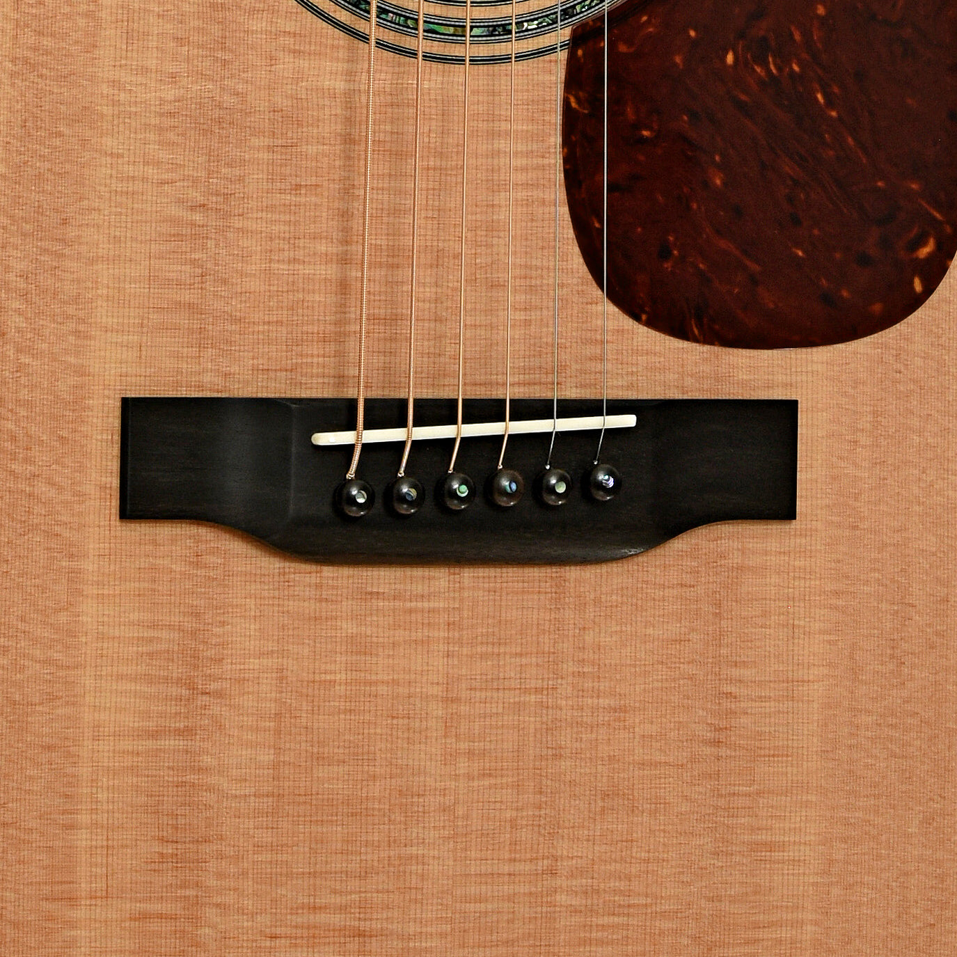 Bridge of Collings D3 Dreadnought Acoustic Guitar