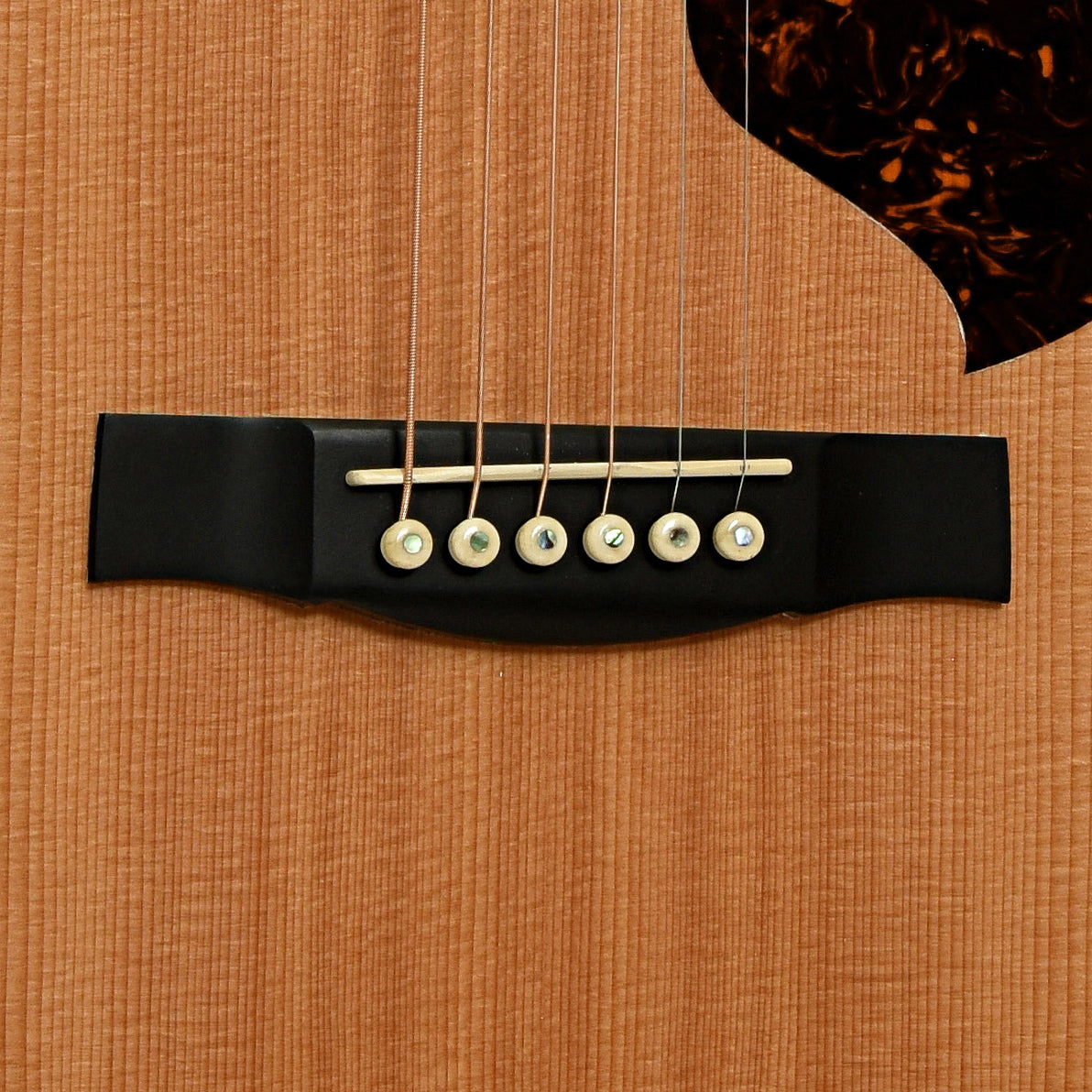 Bridge of Martin OMCPA1 Plus Performing Artist Acoustic-Electric Guitar