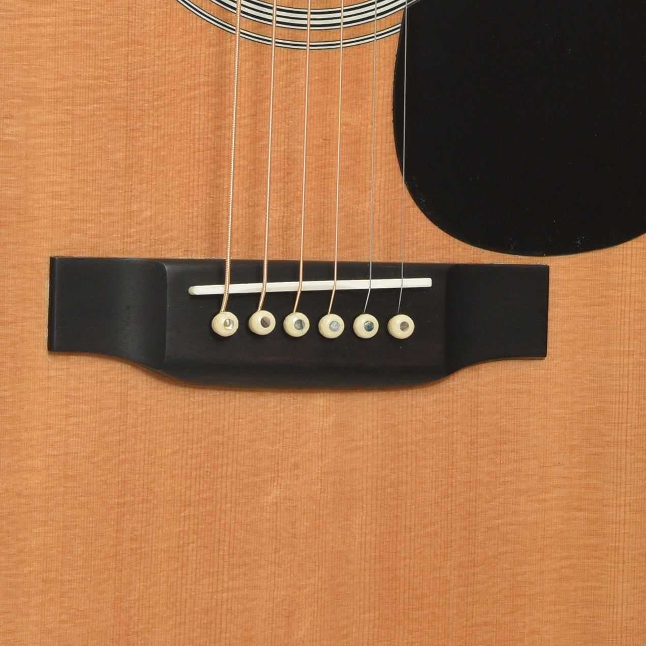 Bridge of Martin D-28 Acoustic Guitar 