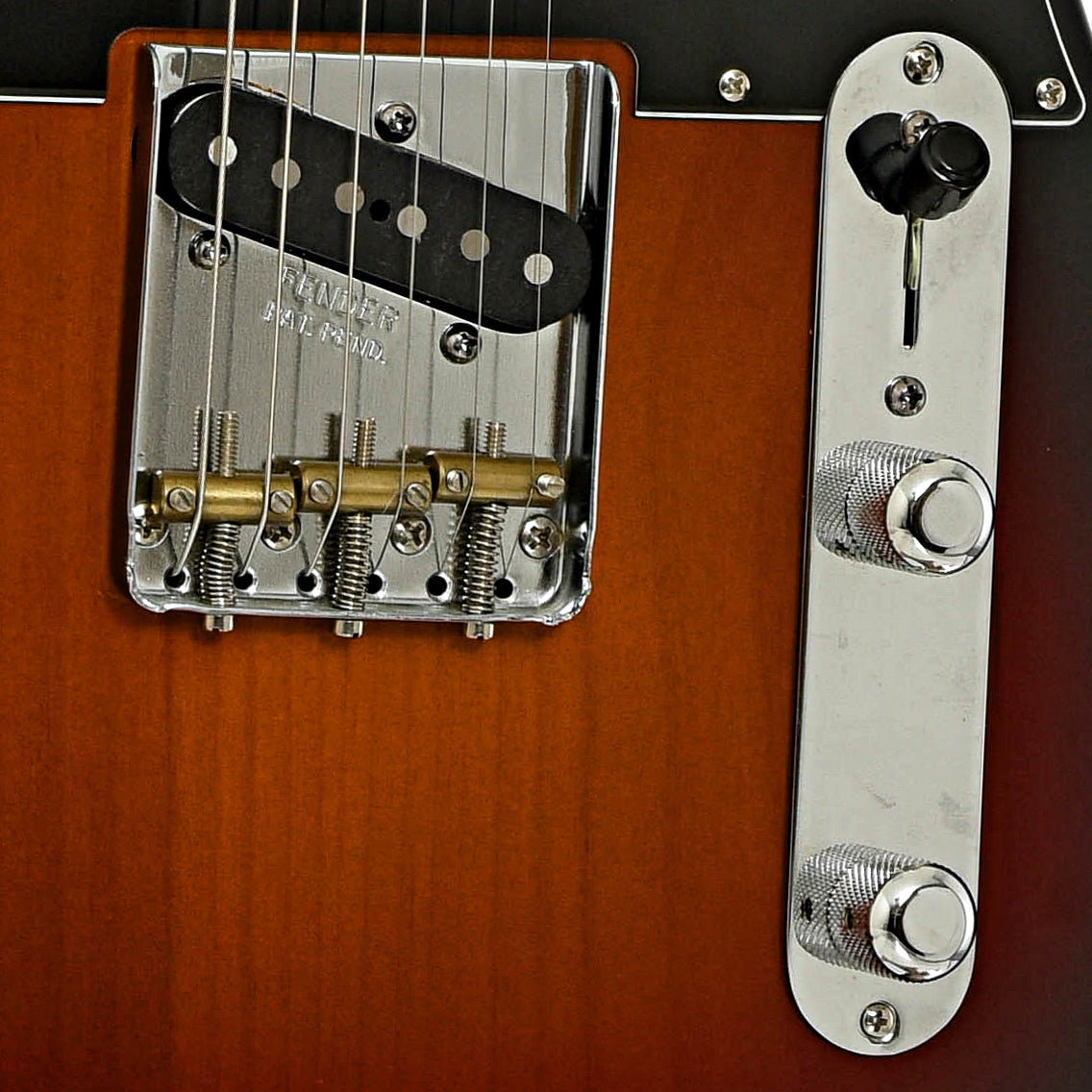 Bridge and controls of Fender American Special Telecaster Electric Guitar 