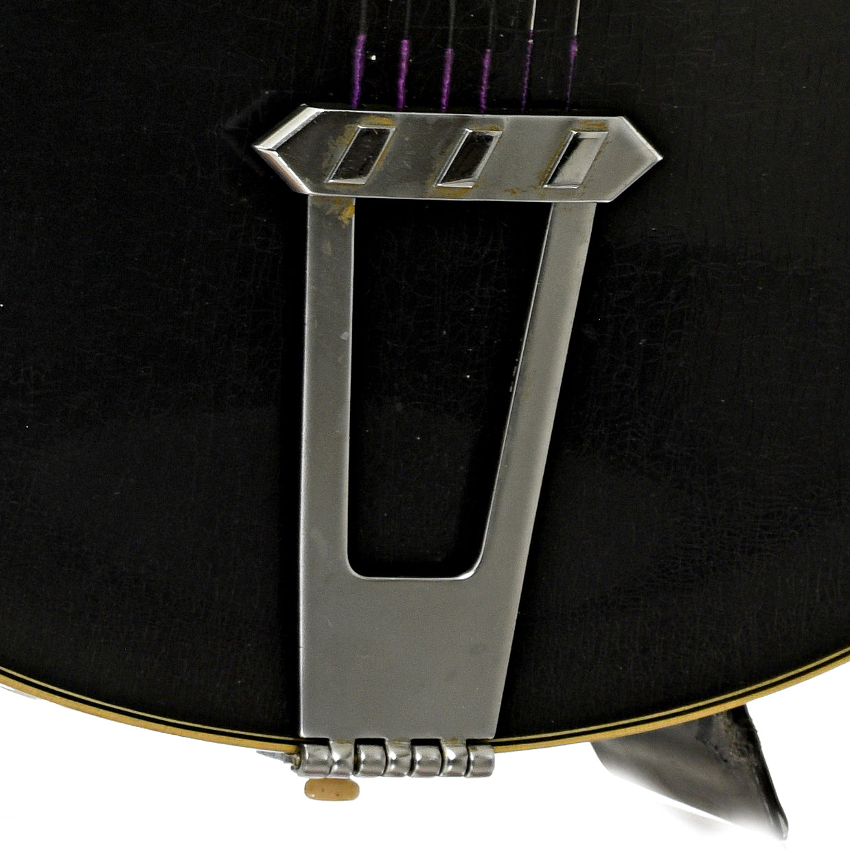 Tailpiece of Gibson L-7CE Archtop Hollowbody Electric Guitar