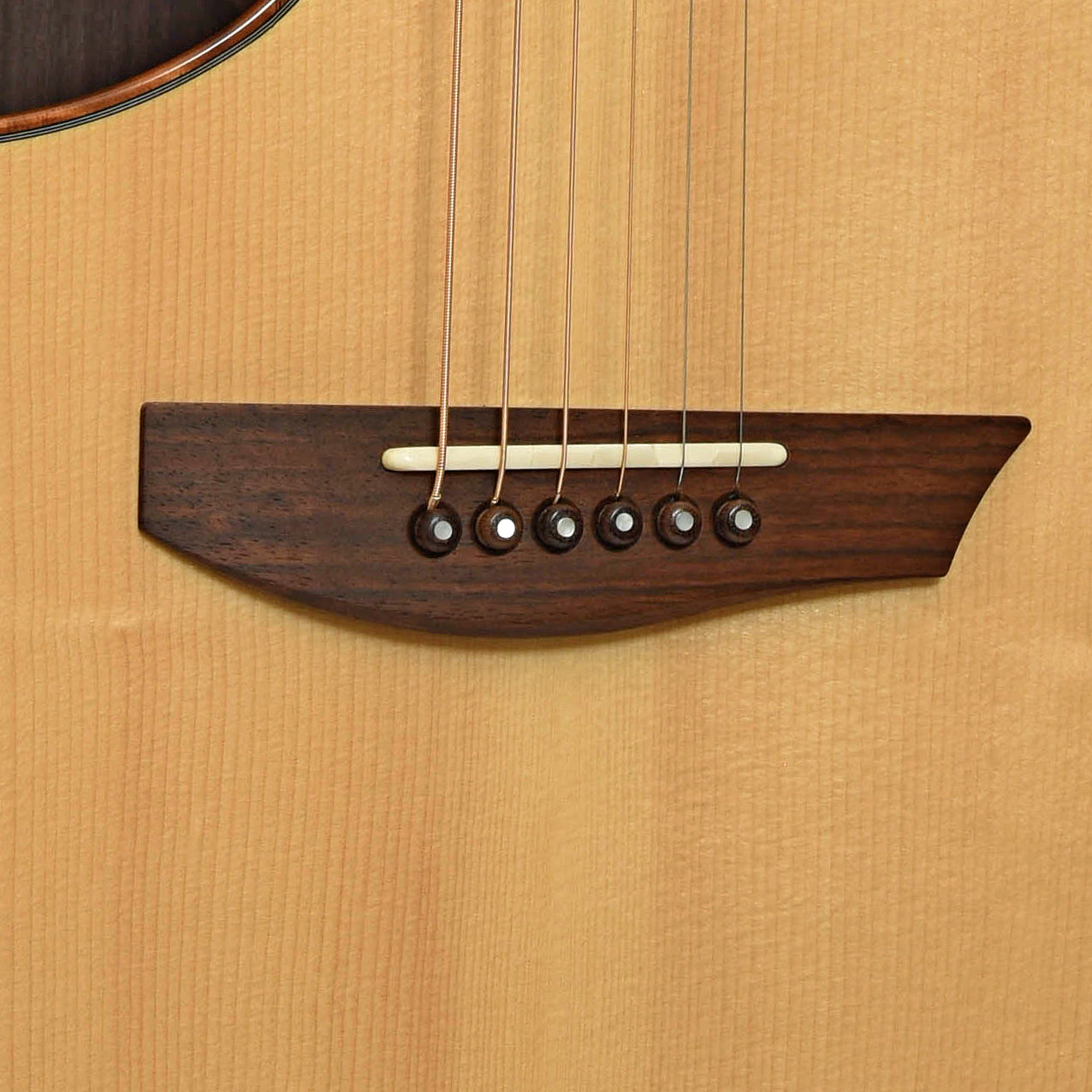 Bridge of McPherson MG-5.0 XP Acoustic Guitar 