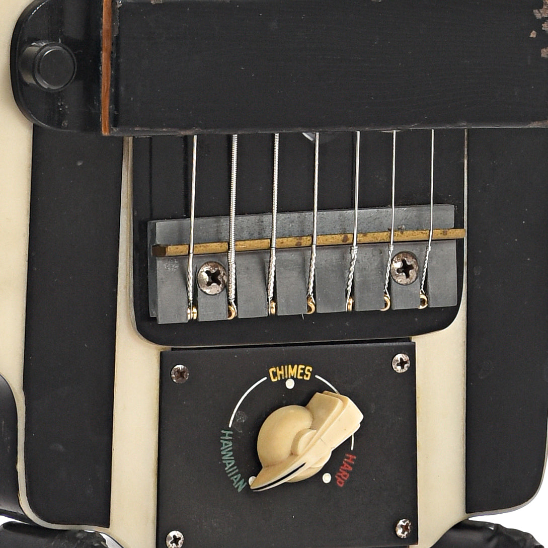 Control and tailpiece of National New Yorker Lap Steel