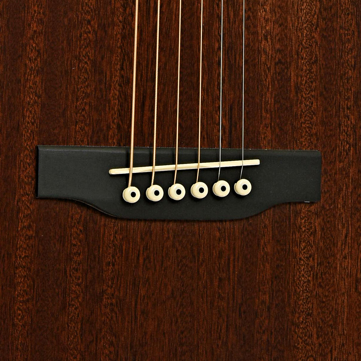 Bridge of DC-JRE StreetMaster Junior Acoustic Electric Guitar & Gigbag