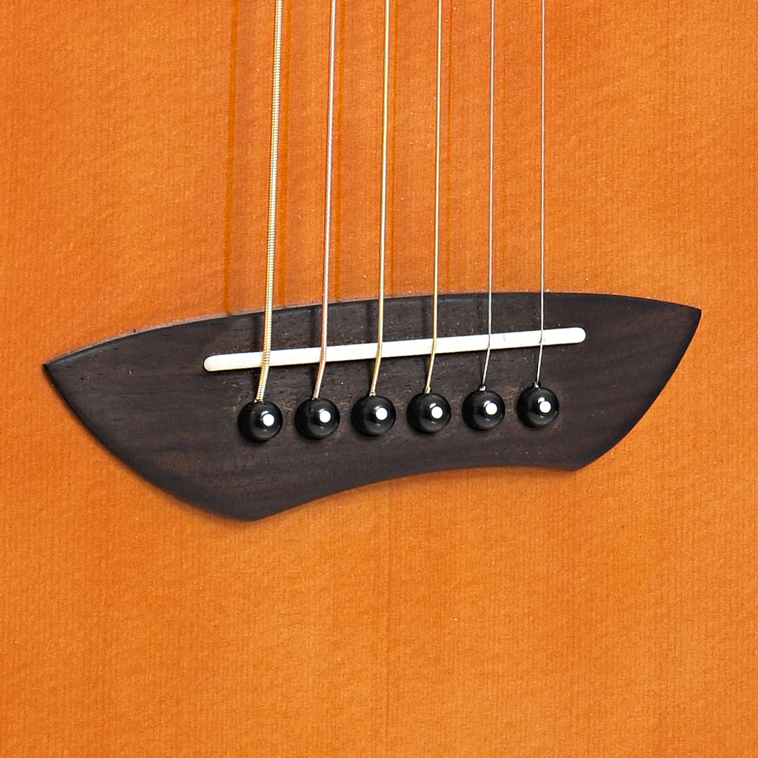 Bridge of Yamaha CSF1M Parlor Acoustic Guitar (c.2022)