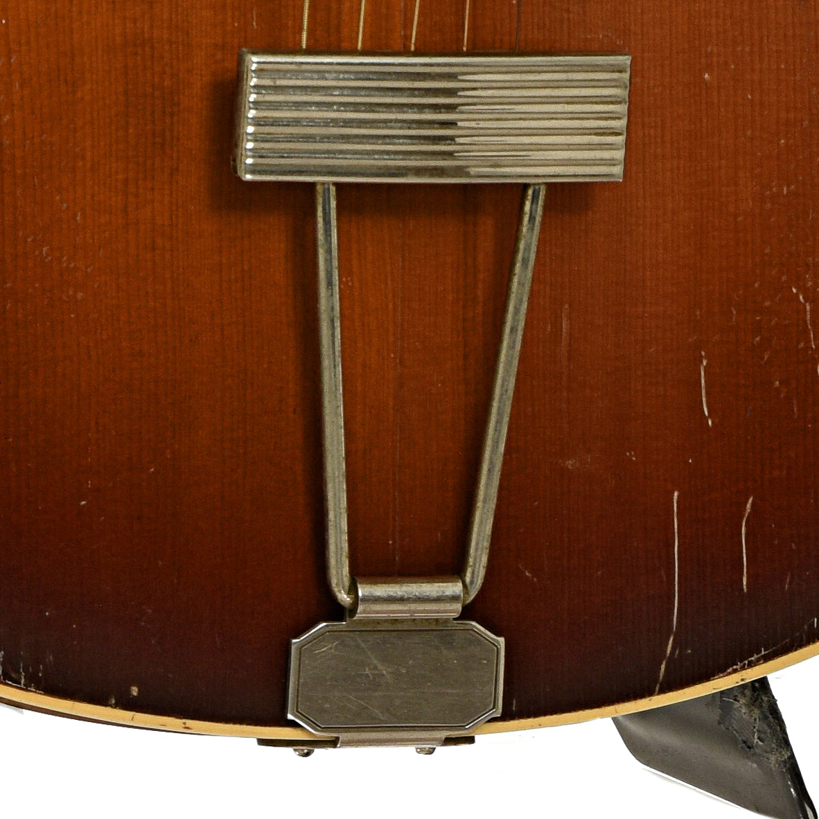 Tailpiece of Vivi-Tone Archtop Acoustic Guitar