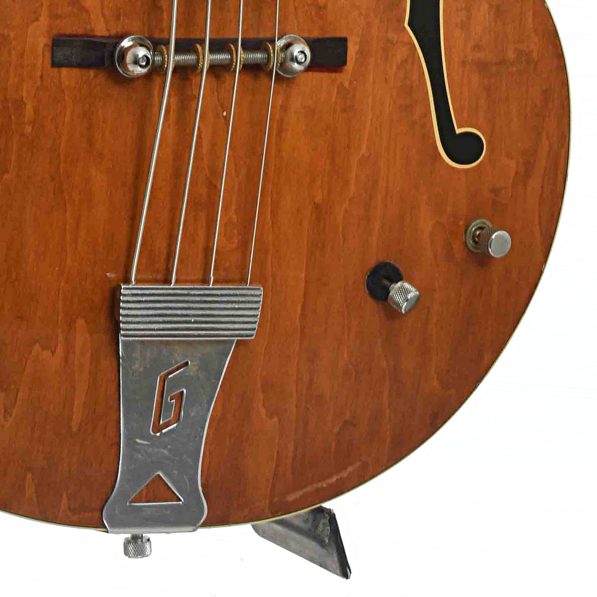 Tailpiece of Gretsch 6071 Hollowbody Electric Bass