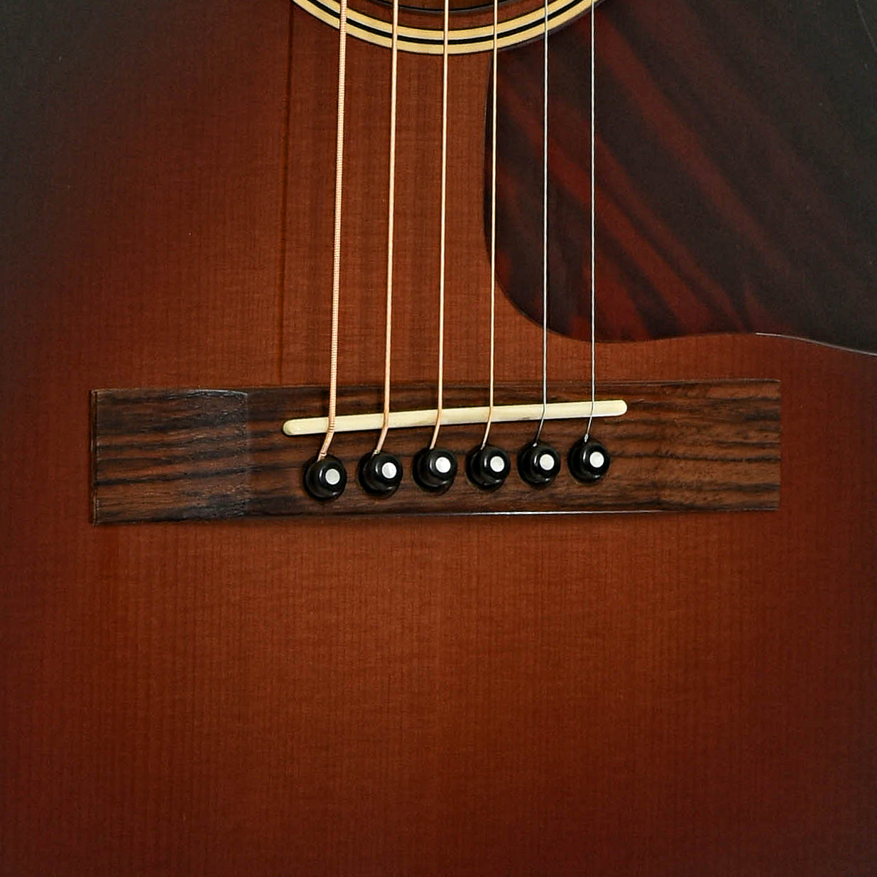 Bridge of Huss & Dalton Crossroads Acoustic Guitar 