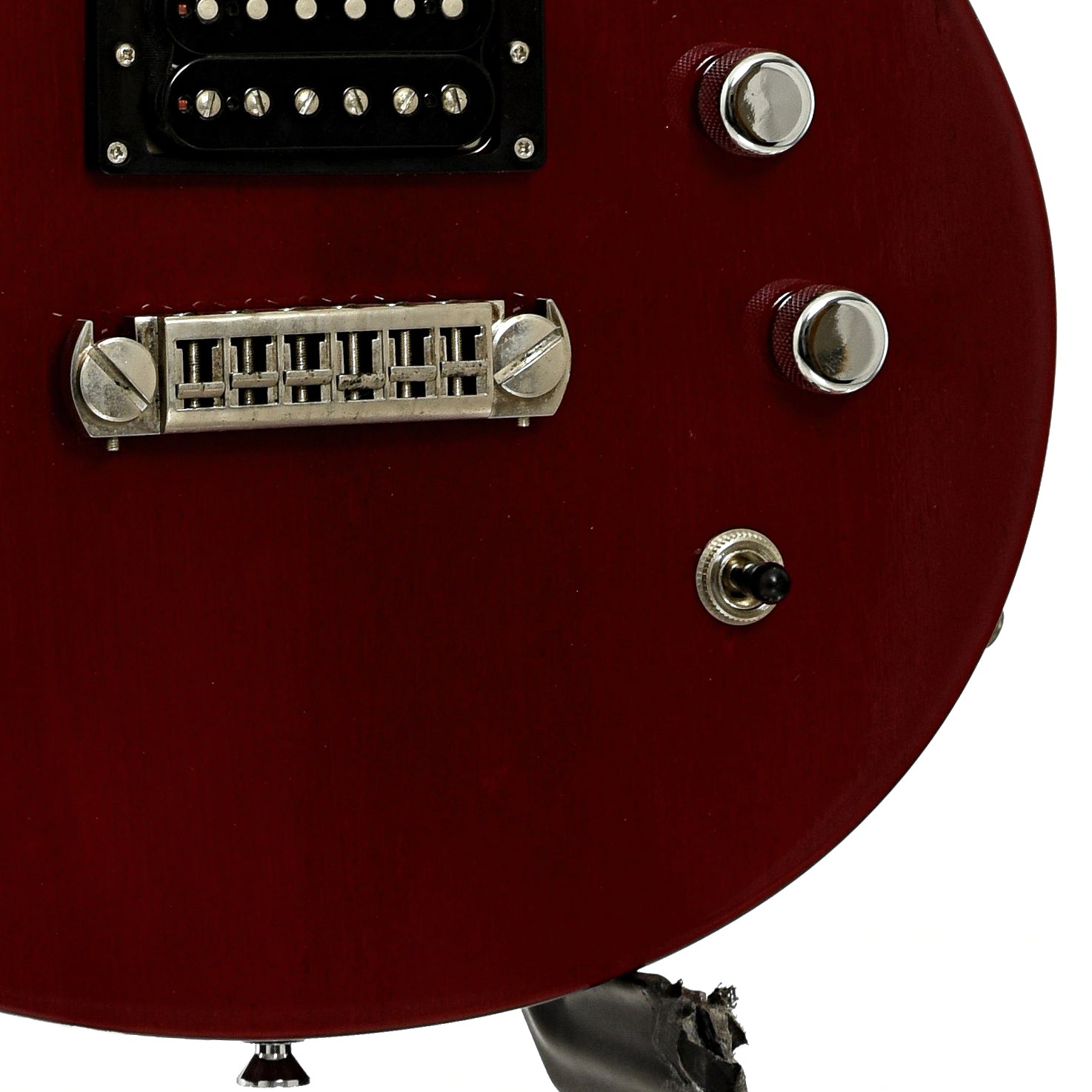 Bridge and controls of Gadow Classic Electric Guitar