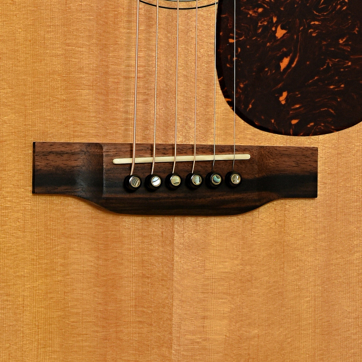 Bridge of Martin D-18 Acoustic Guitar 