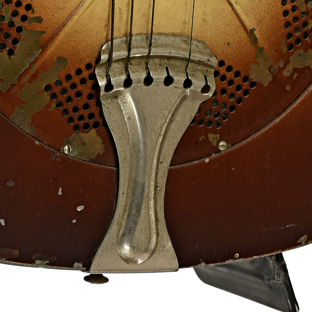 Tailpiece of National Triolian Resophonic Guitar