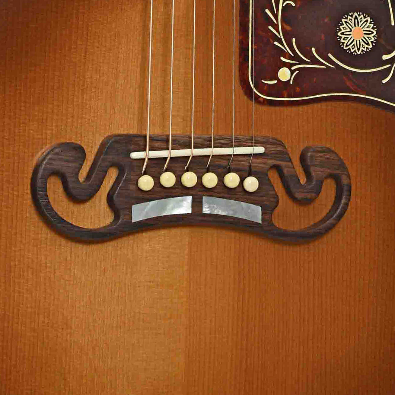 Bridge of Gibson Custom Shop J-185 EC