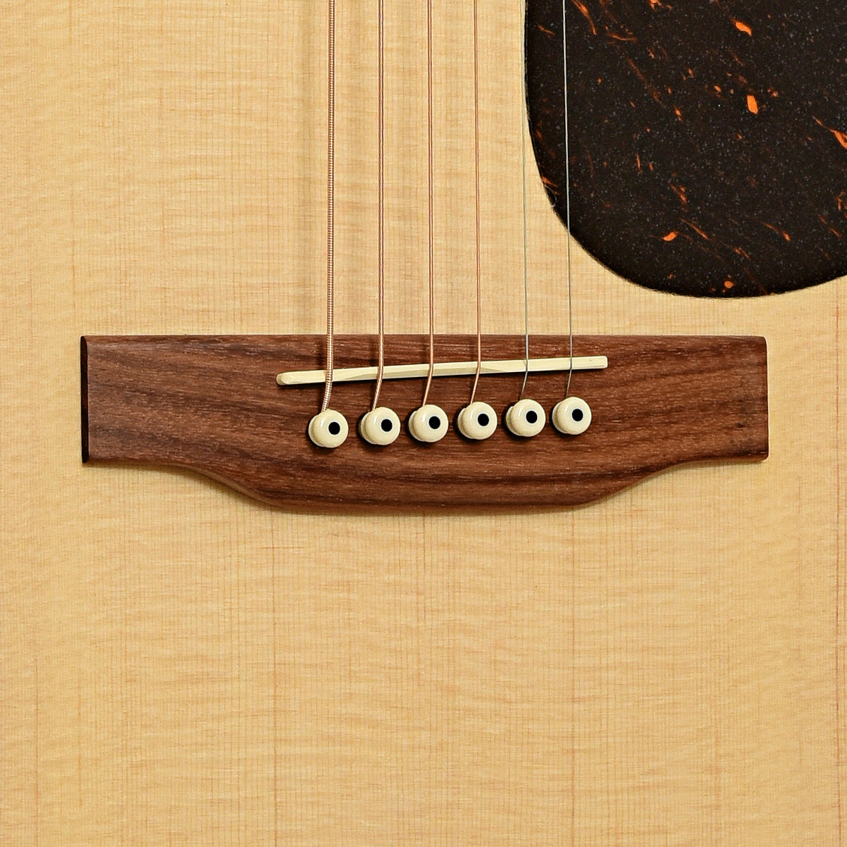 Bridge of Martin D-X2E Brazilian Rosewood Acoustic Guitar