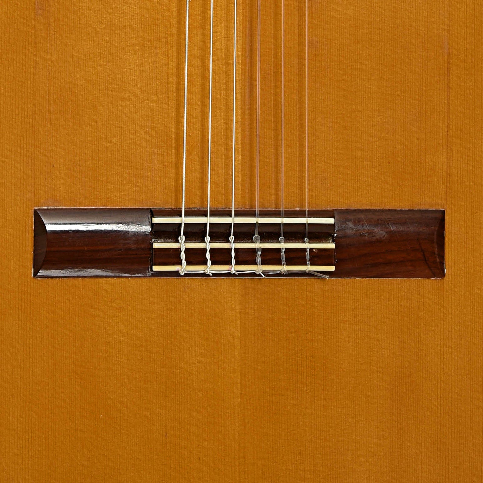 Bridge of Jose Oribe Flamenco Guitar 