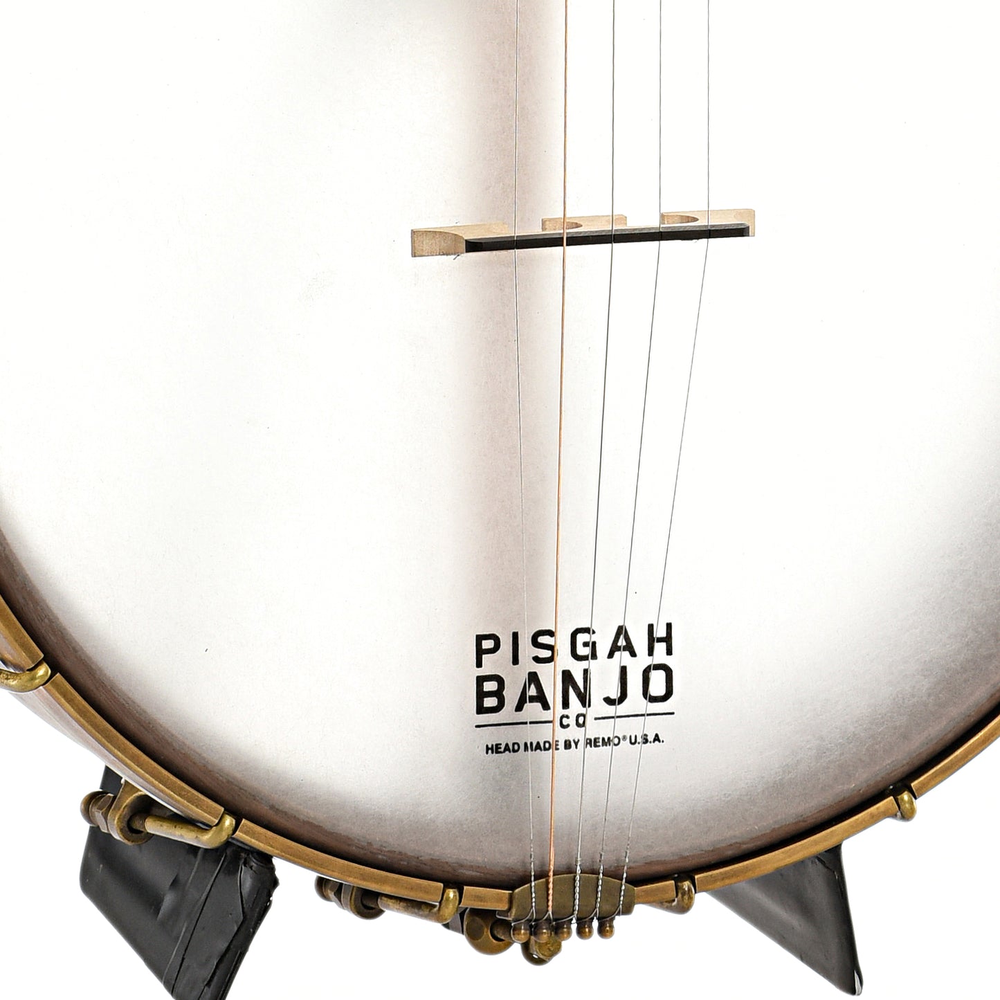 Tailpiece and bridge of Pisgah Roscoe Banjo