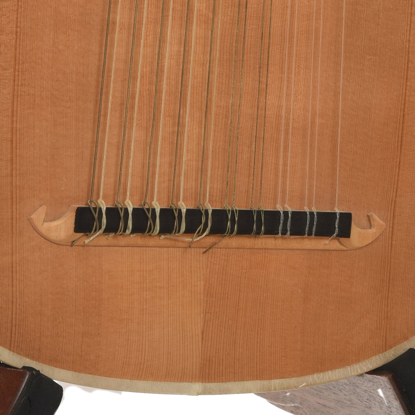 Bridge of James P. North 20-String Lute 