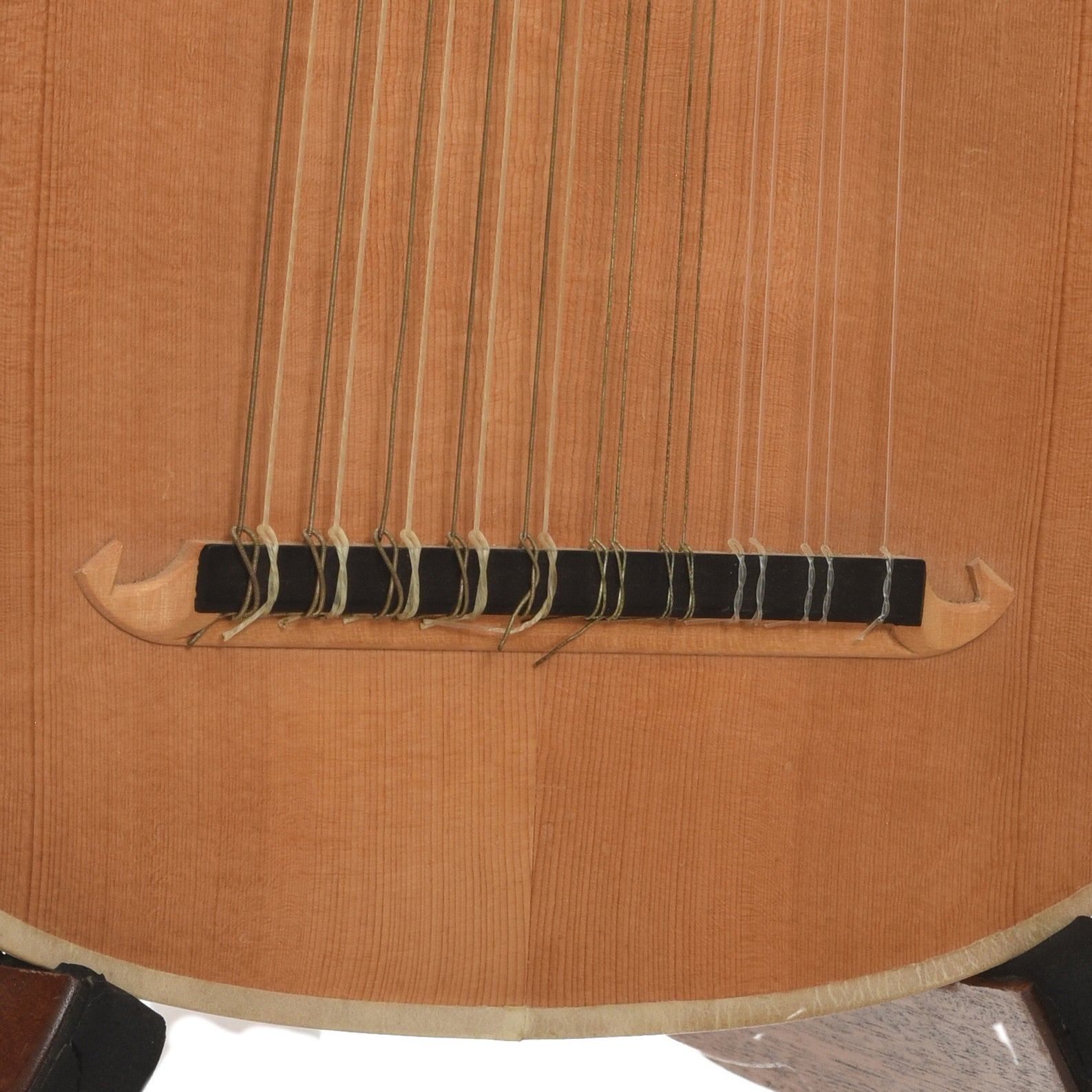 Bridge of James P. North 20-String Lute 