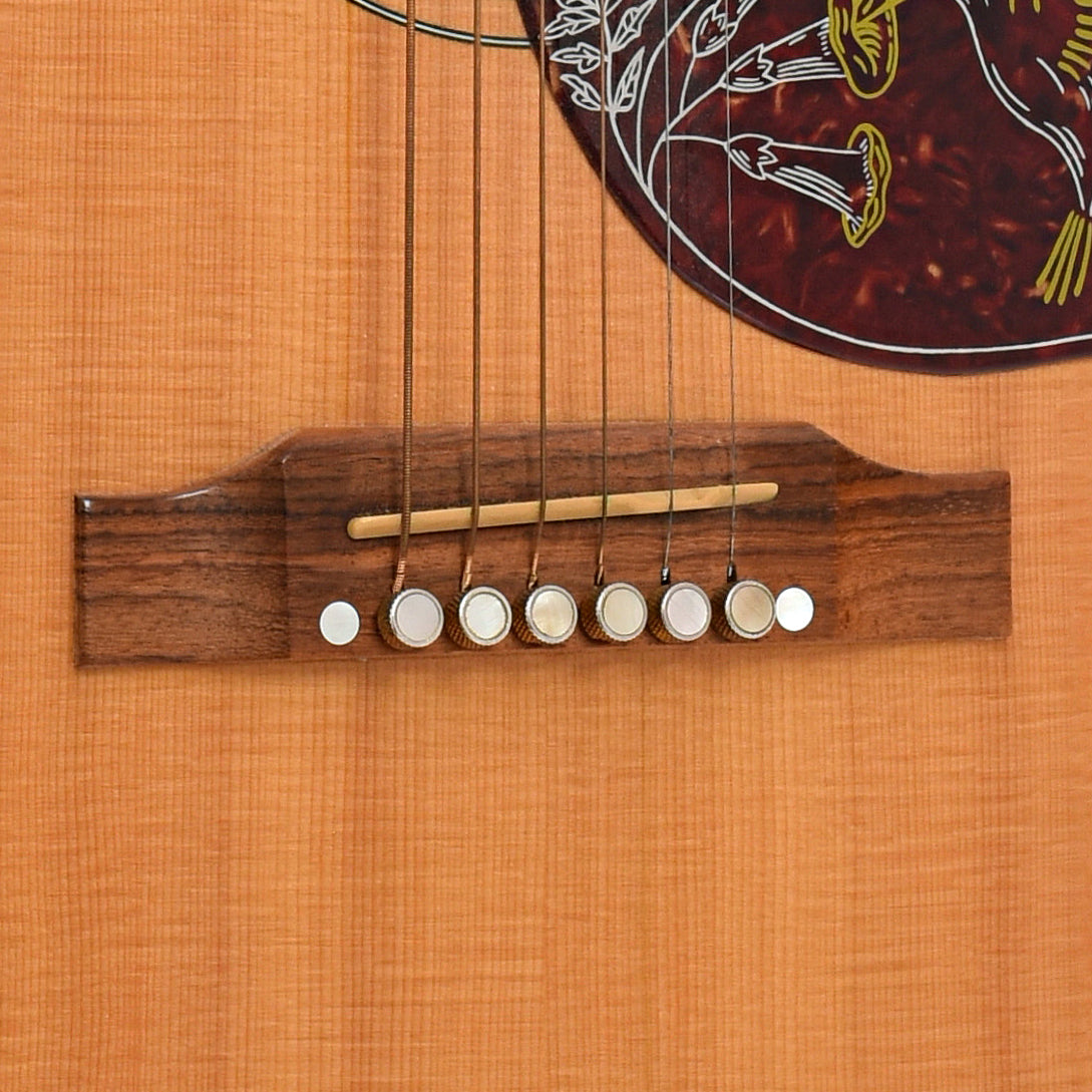 Bridge for Gibson Hummingbird Koa Custom Shop Acoustic Guitar 