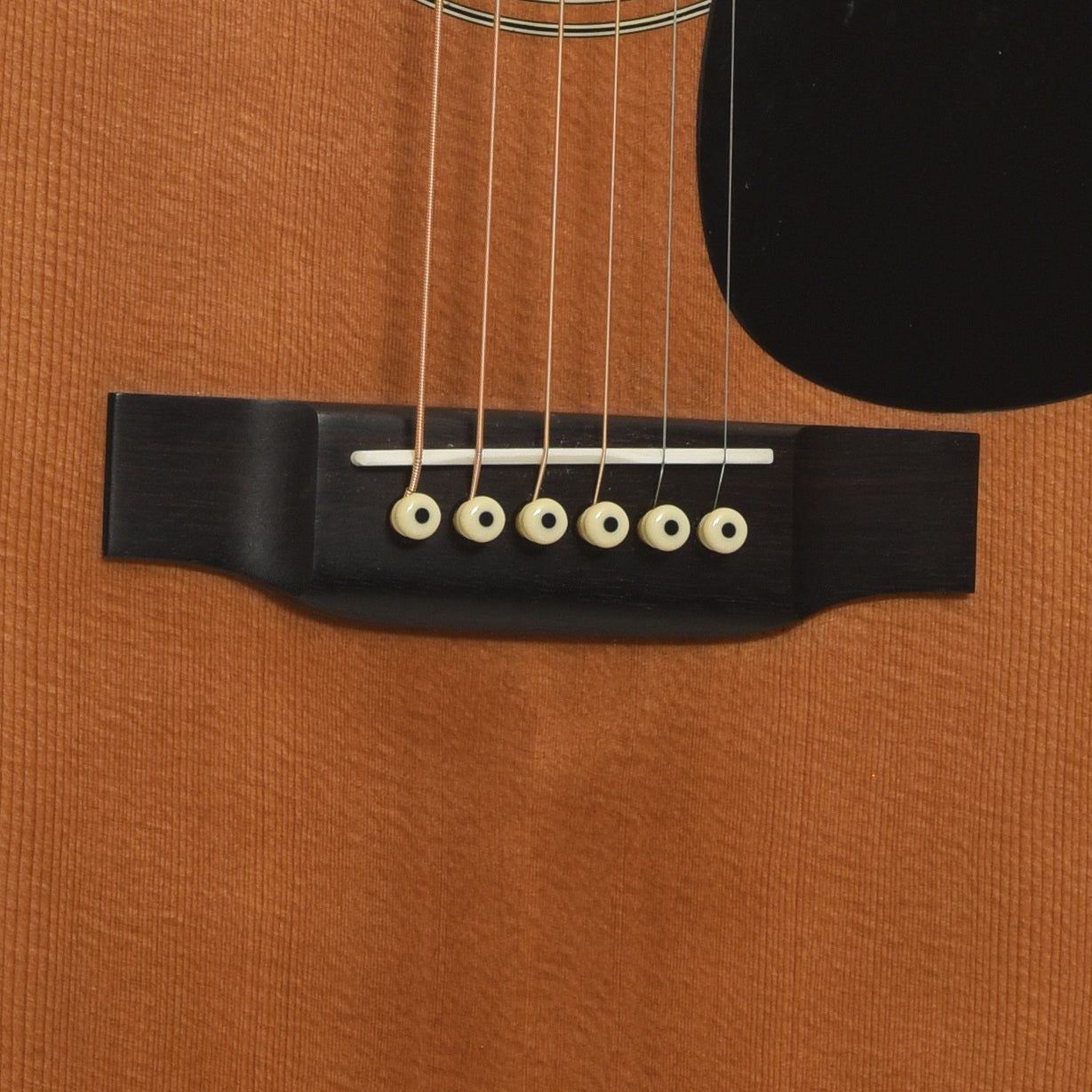 bridge of Martin D-28 Acoustic Guitar