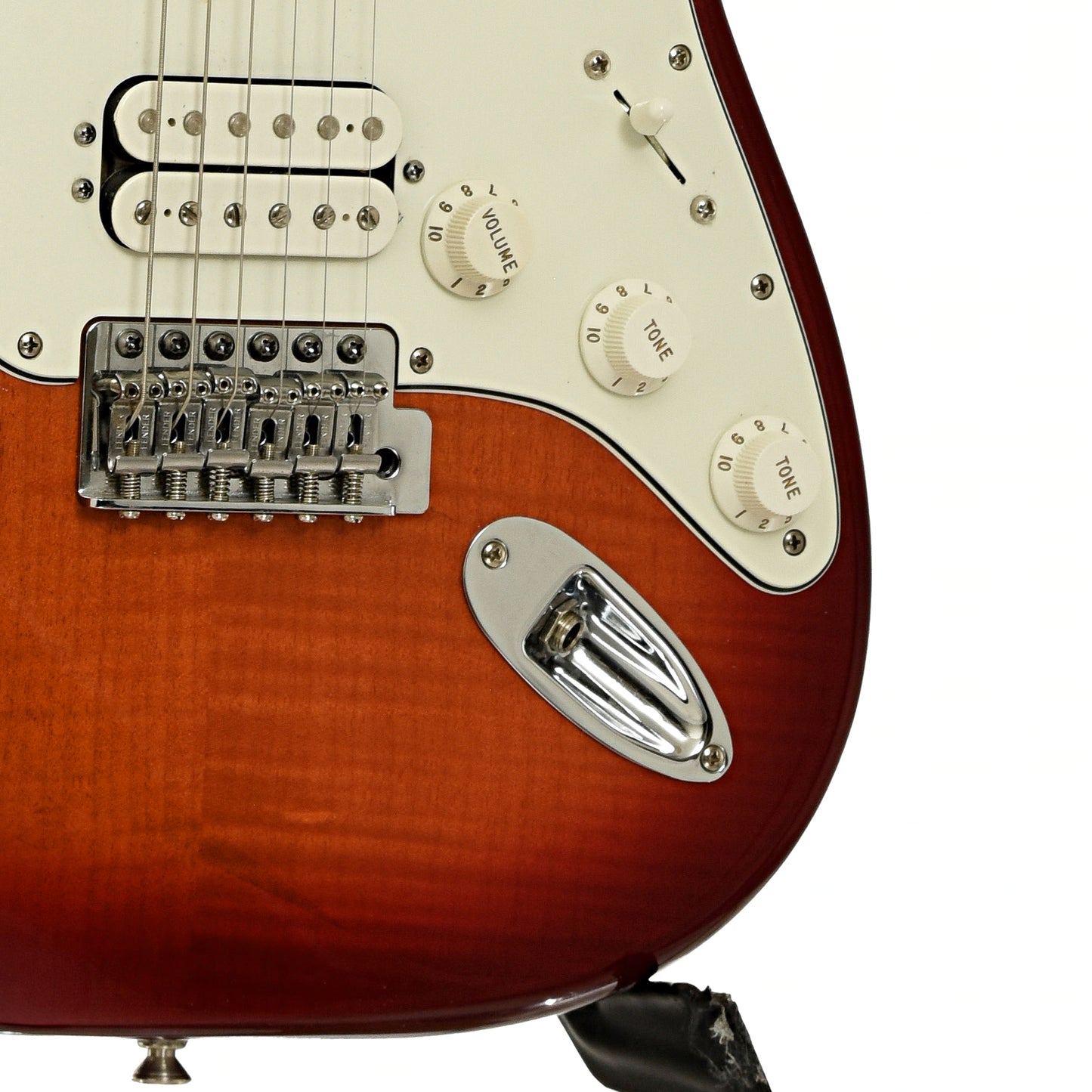 Bridge and controls foof Fender Stratocoaster HSS Plus Top Electric Guitar