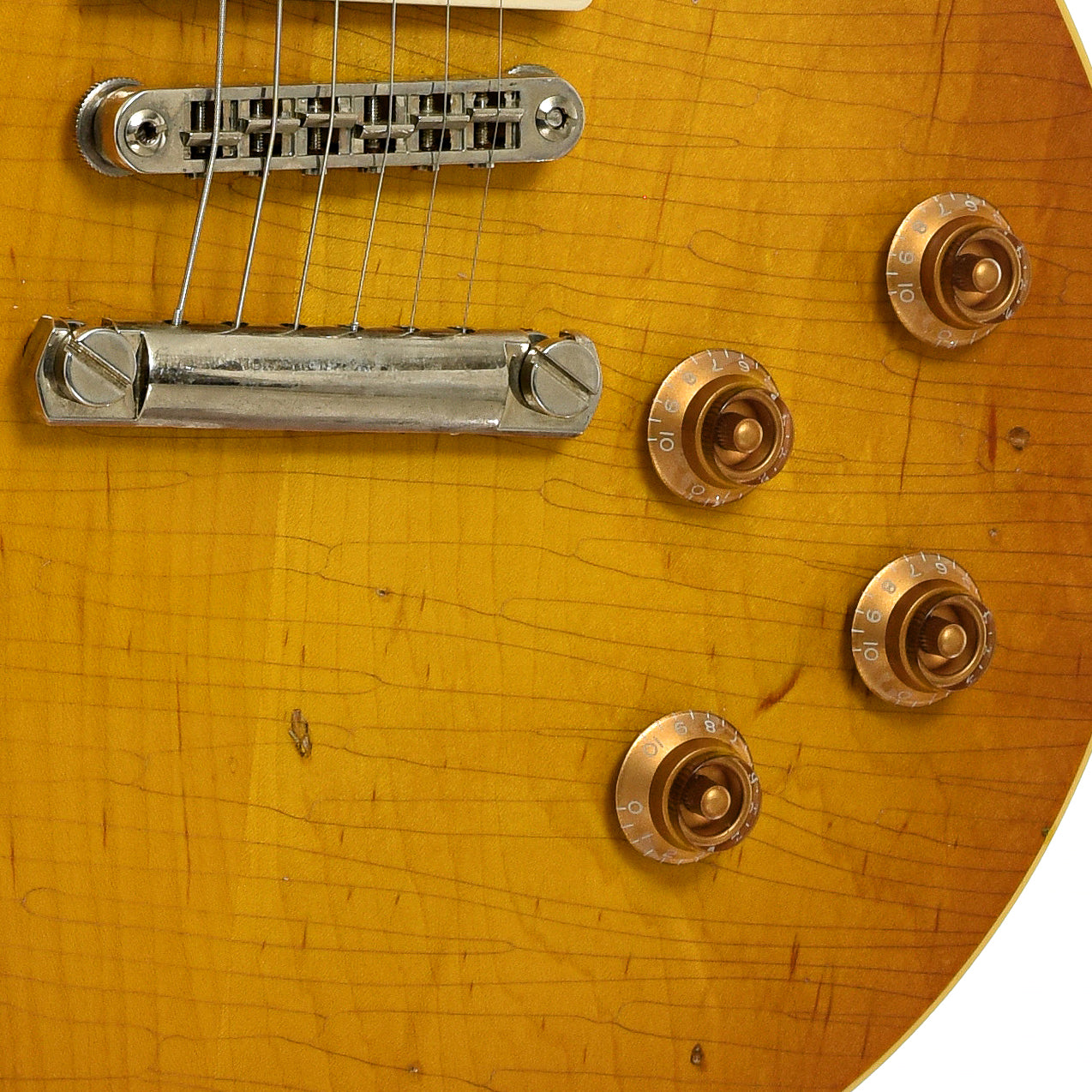 Bridge and controls of Heritage H-150 CC AA Electric Guitar 