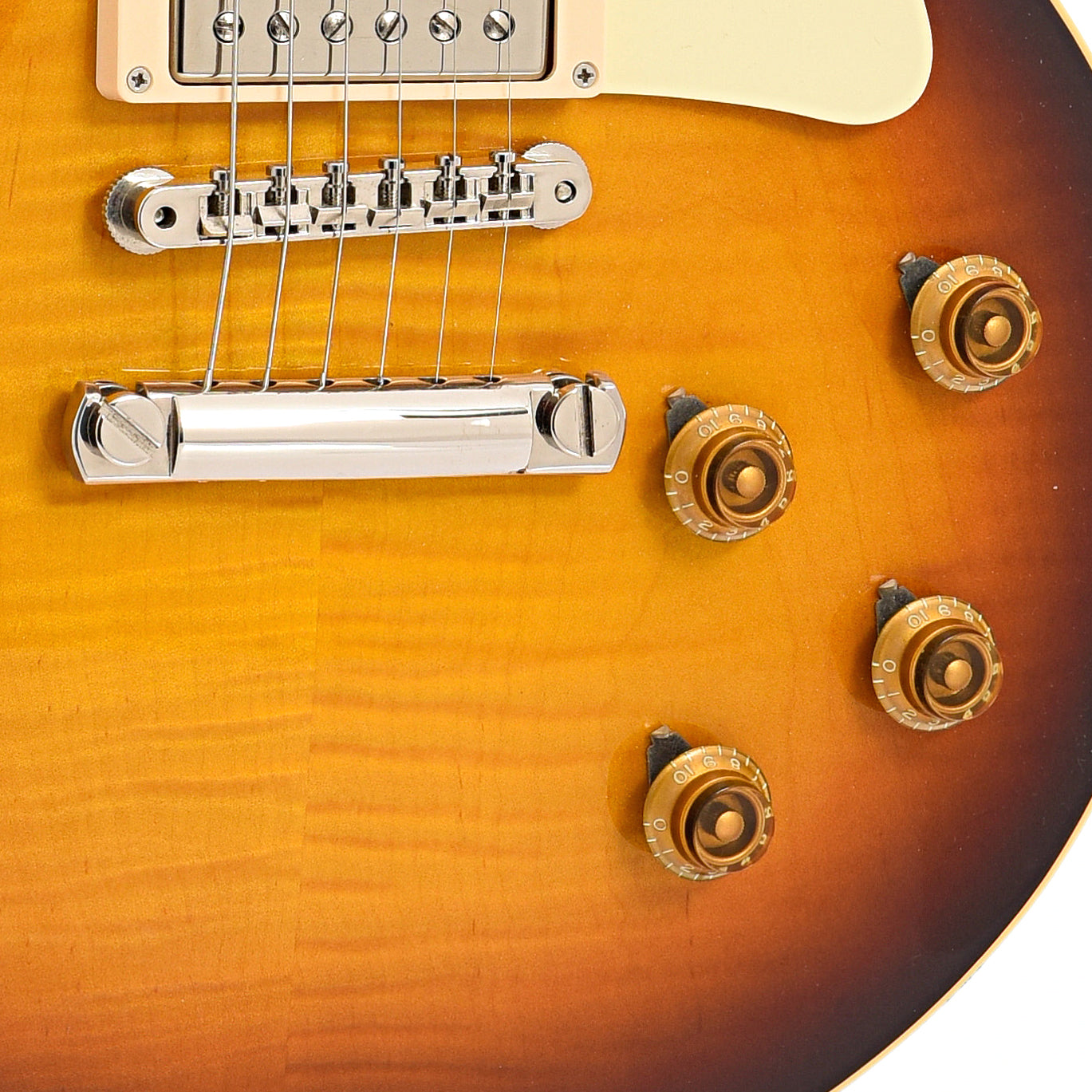 Bridge, tailpiece and bridge of 2013 Gibson Les Paul Standard R9 1959 Reissue 