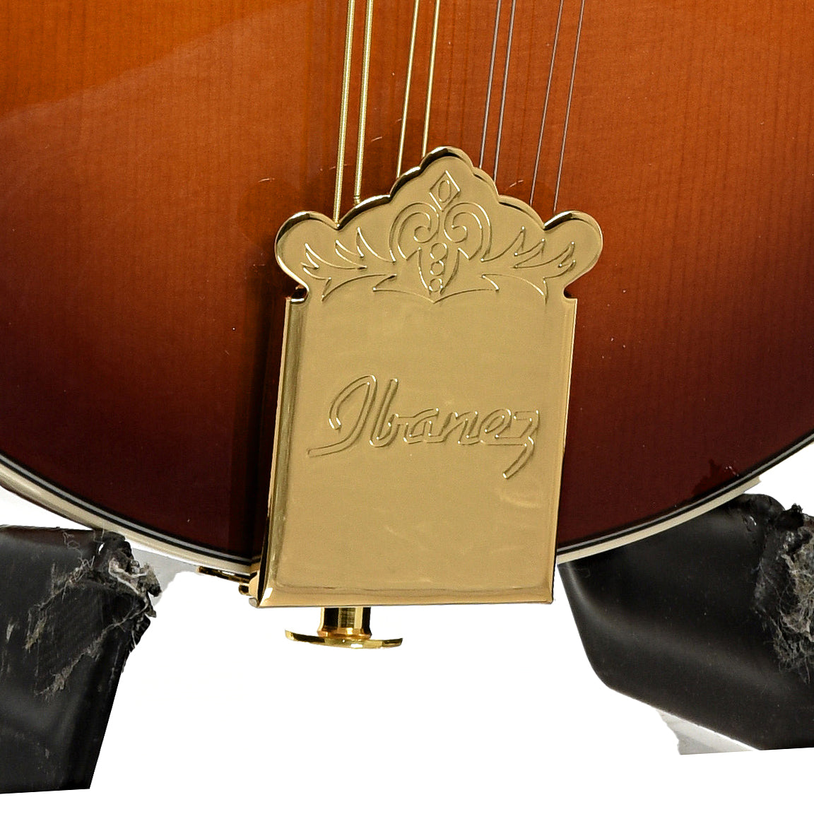 Tailpiece of Ibanez M700S F-Style Mandolin, Antique Violin  Sunburst
