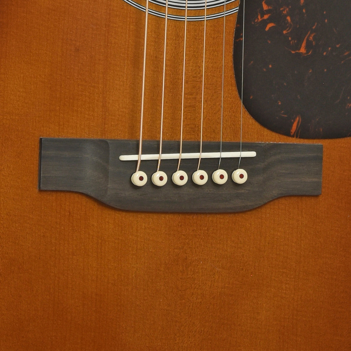 Bridge of Martin HD-28 Sunburst Acoustic Guitar