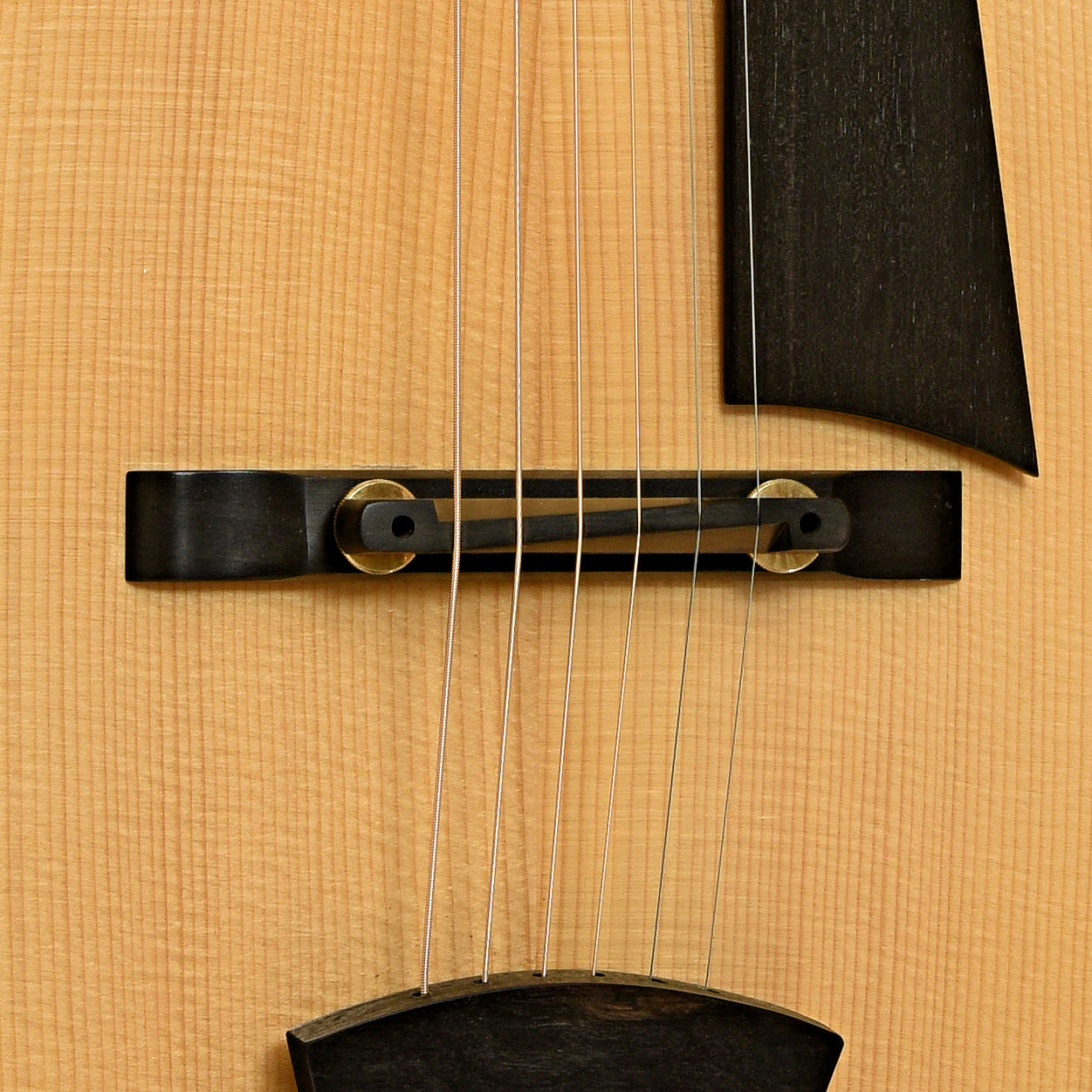 Bridge of Andersen 17 in. Oval Hole Archtop Acoustic Guitar 