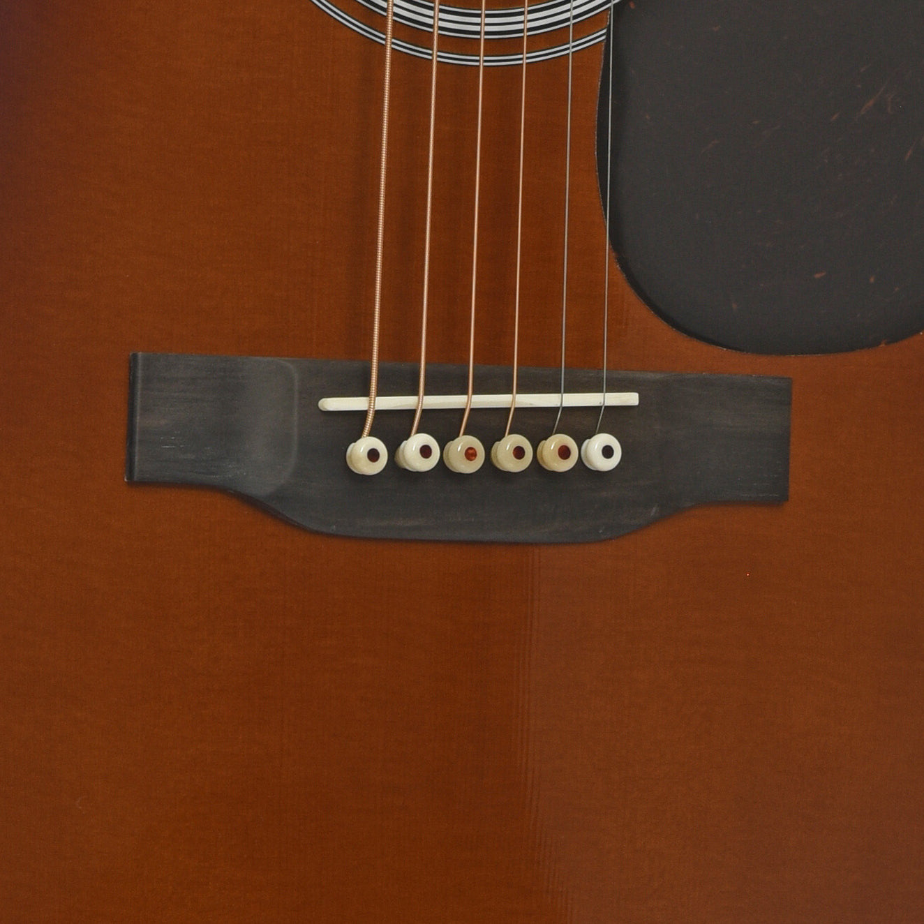 Bridge of Martin HD-28 Ambertone Guitar