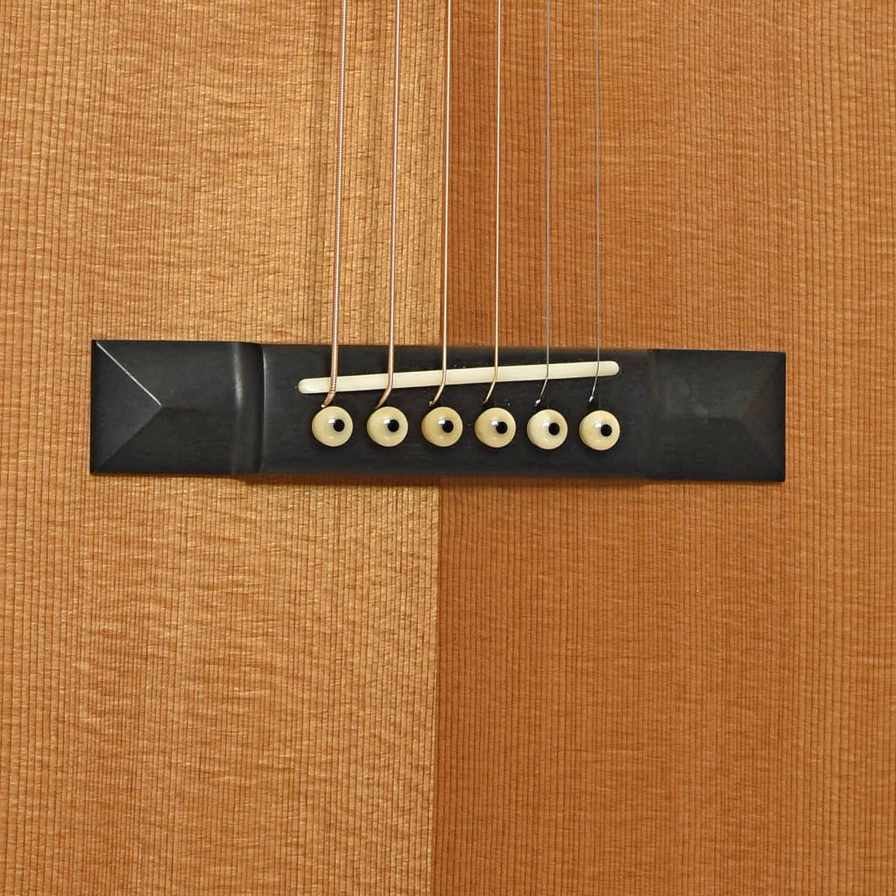 Bridge of Bourgeois OMC Soloist Acoustic Guitar 