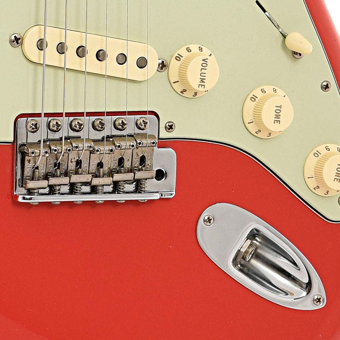 Bridge and controls of Fender 1960 Custom Shop Stratocaster NOS