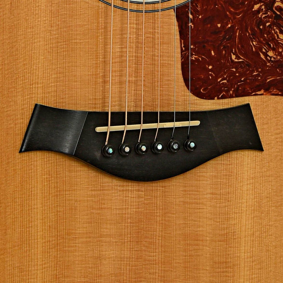 Bridge of Taylor 415-CE Jumbo Acoustic-Electric Guitar